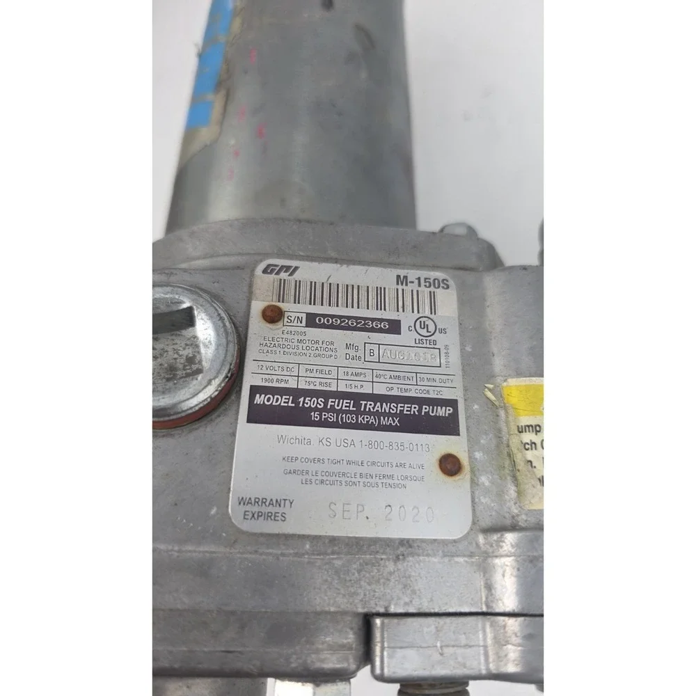 GPI  M-150S 12 Volt Electric Gear Pump (15 GPM)